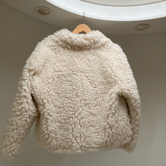 NWT Urban Outfitters | Poppy Cream Colored Faux Fur Oversized Jacket - Picture 12 of 13
